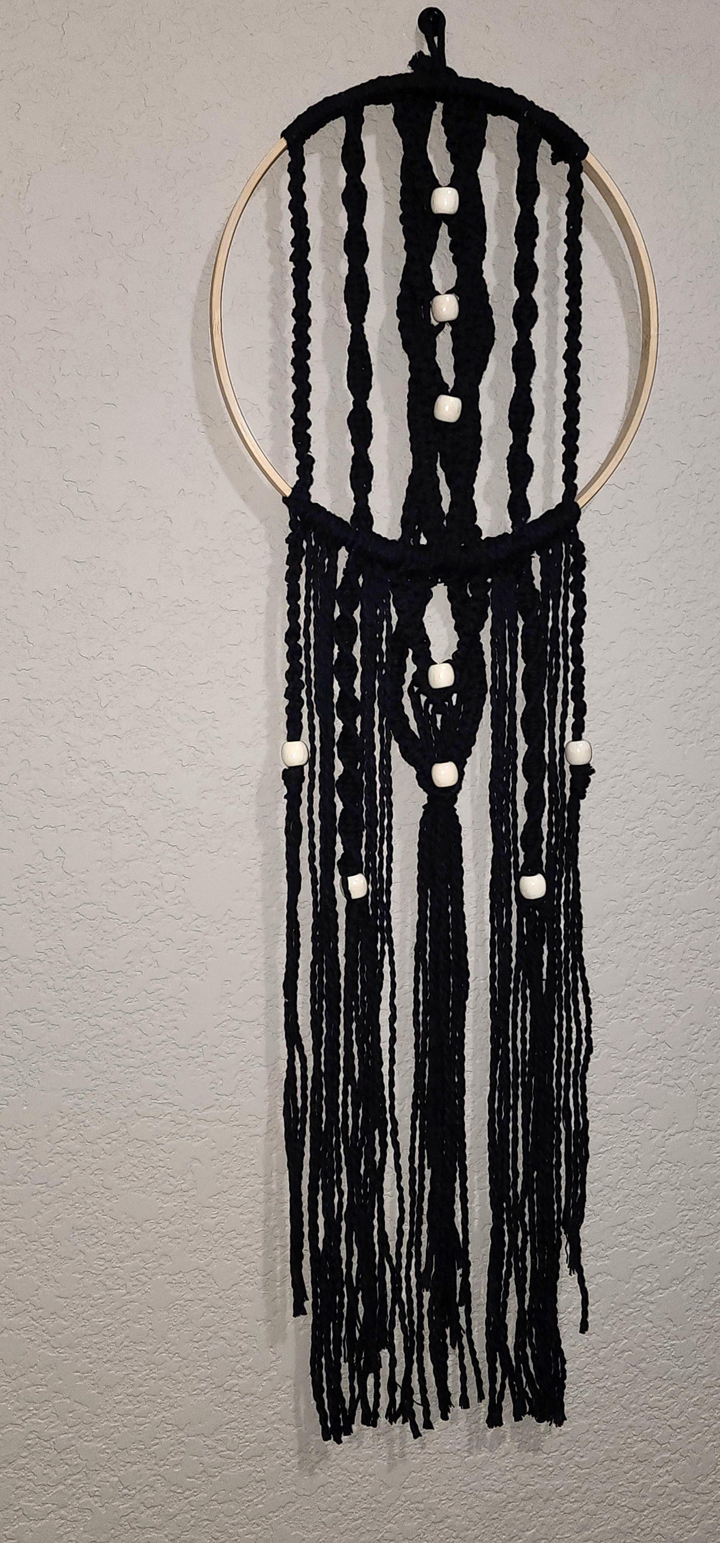 Dark Boho Macrame Wall Hanging
