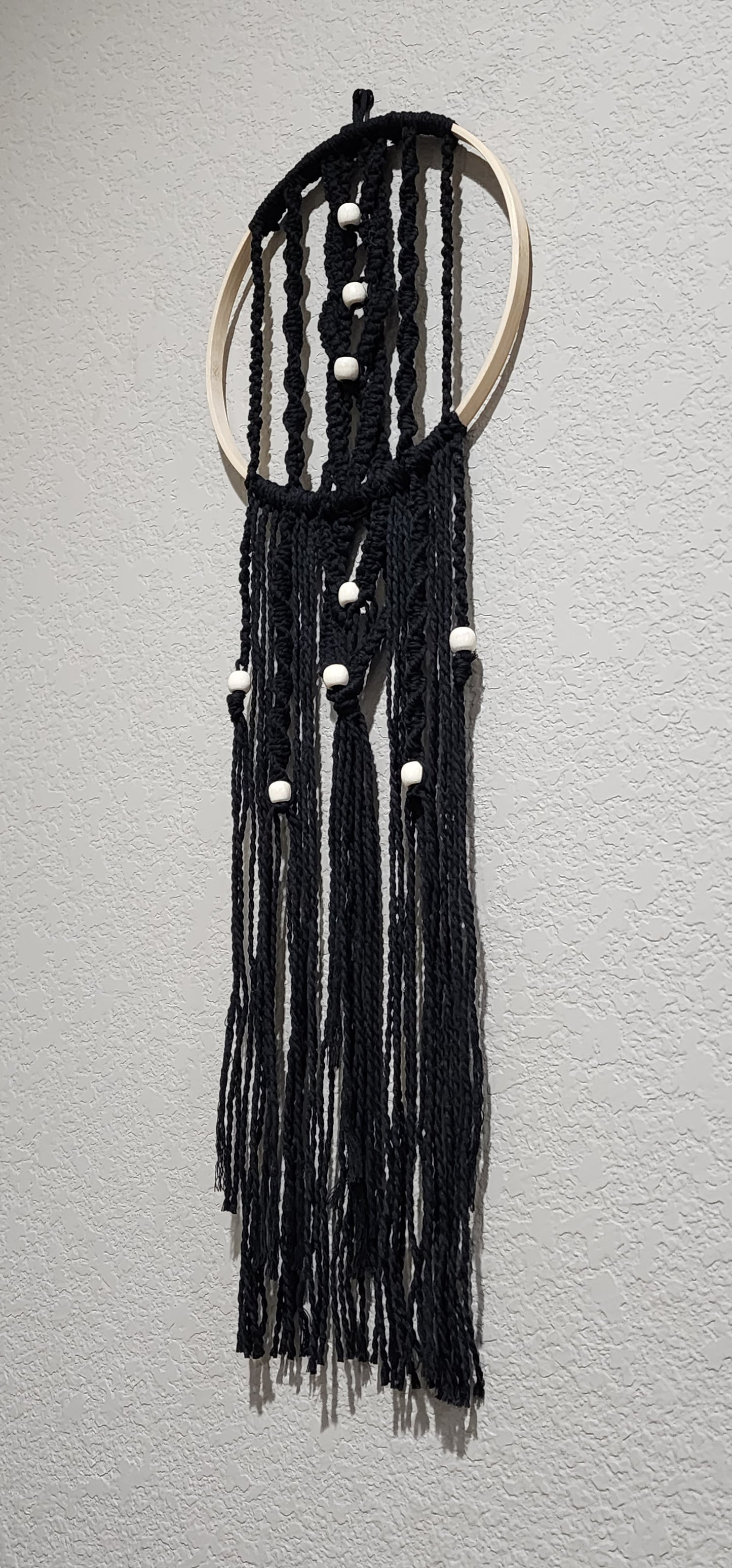 Dark Boho Macrame Wall Hanging