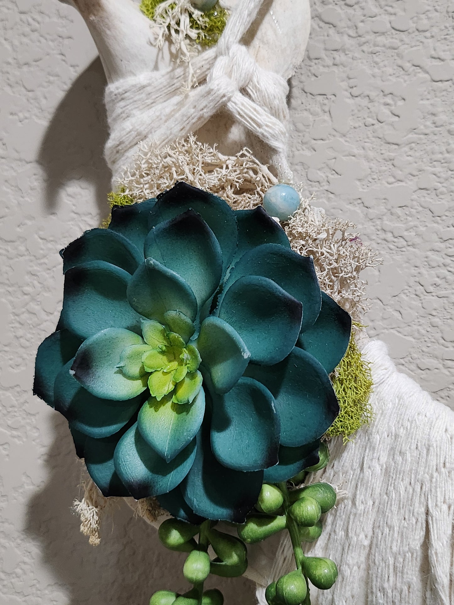Desert Tears Boho Rustic Macrame Wall Hanging